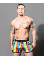 Andrew Christian PRIDE STRIPE SWIM SHORTS