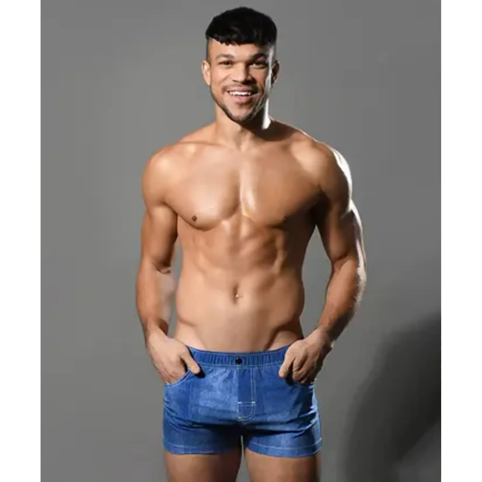 Andrew Christian DENIM SWIM SHORTS