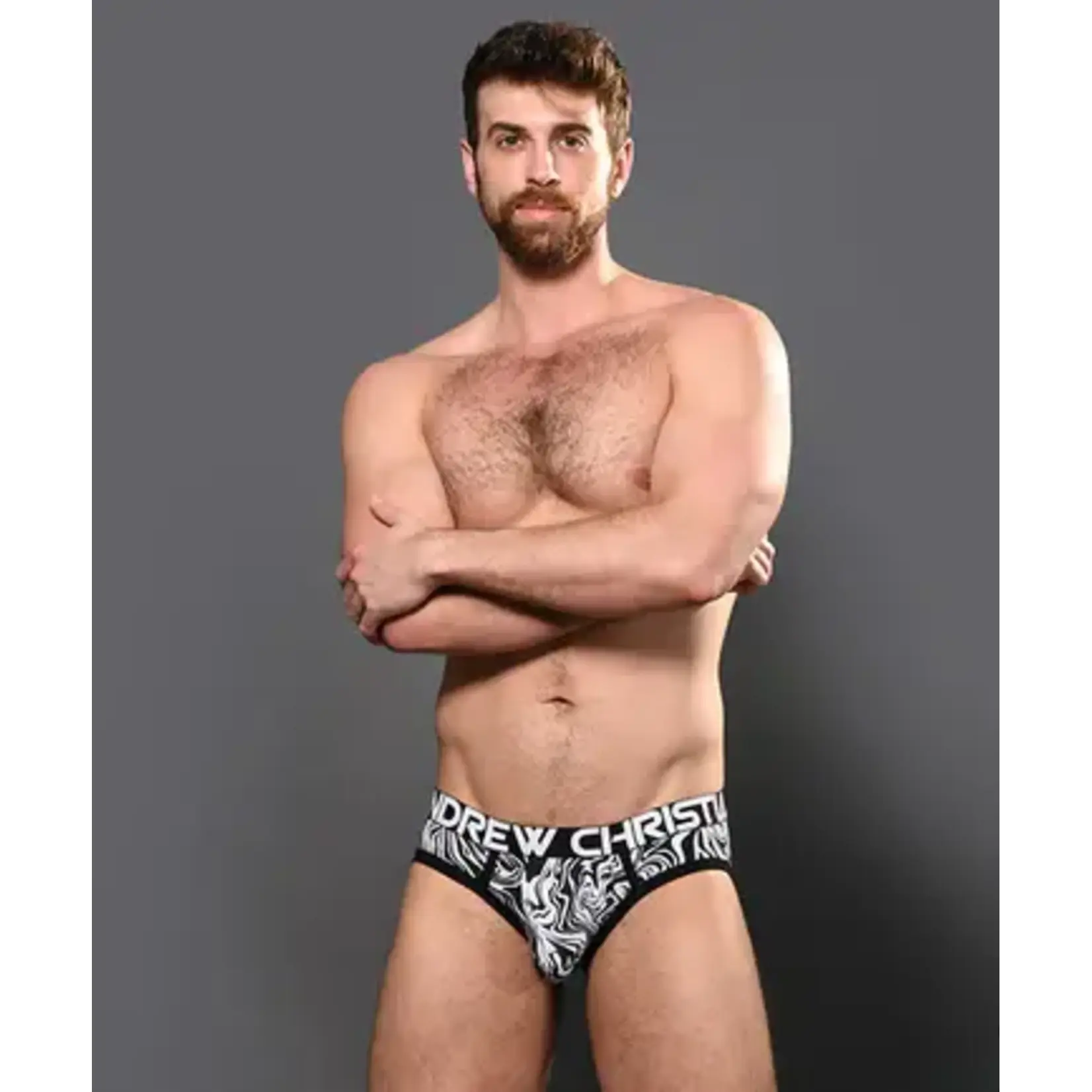 Andrew Christian Groovy Brief Black and White