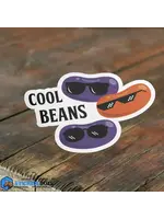 Cool Beans Funny Meme Sticker, Waterproof Vinyl Sticker