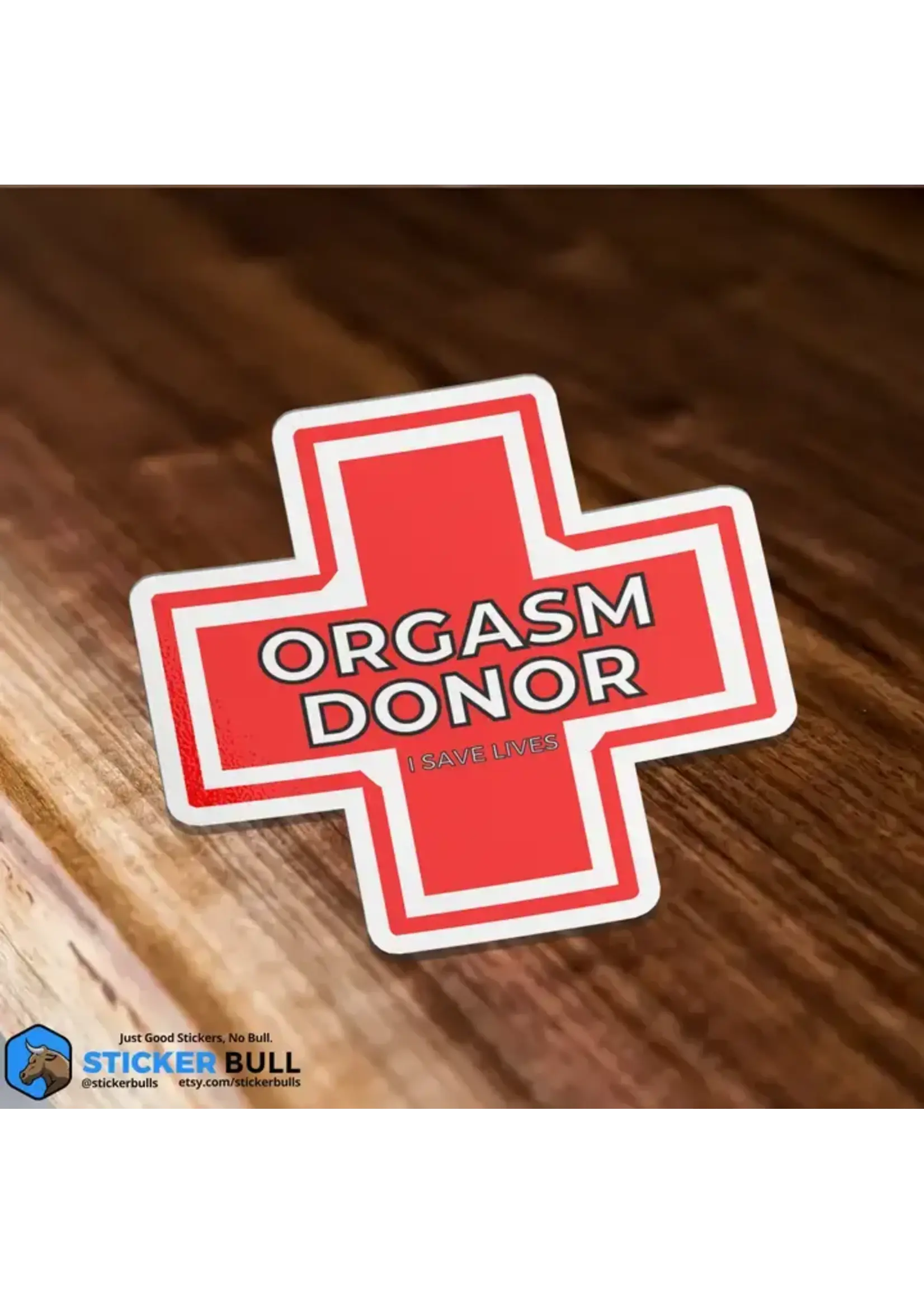 Orgasm Donor Meme Sticker