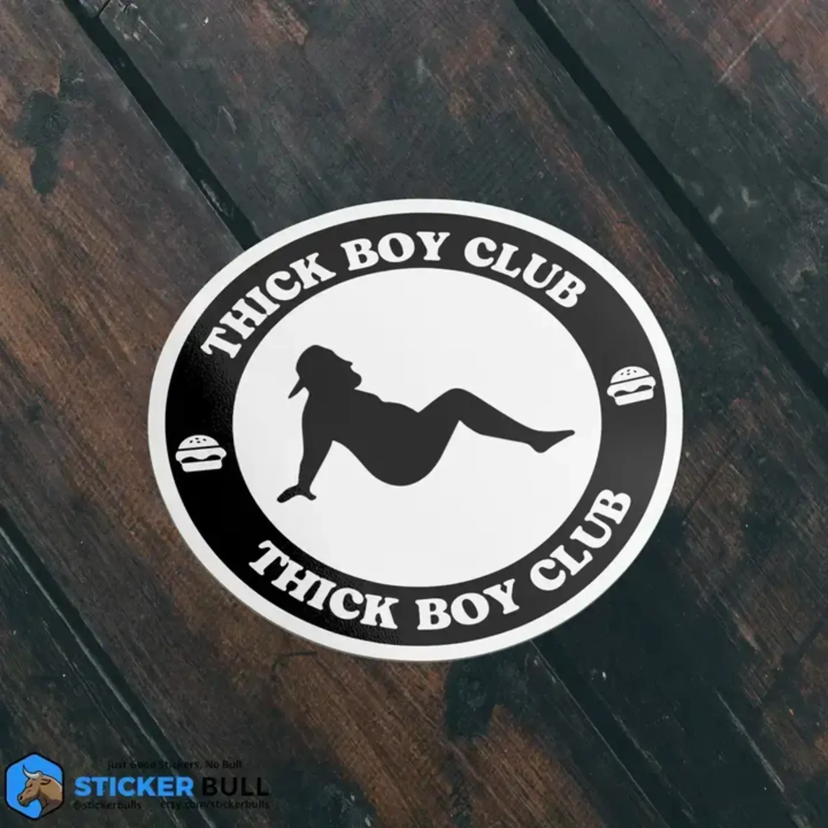 Sticker Bull Thick Boy Coffee Mug