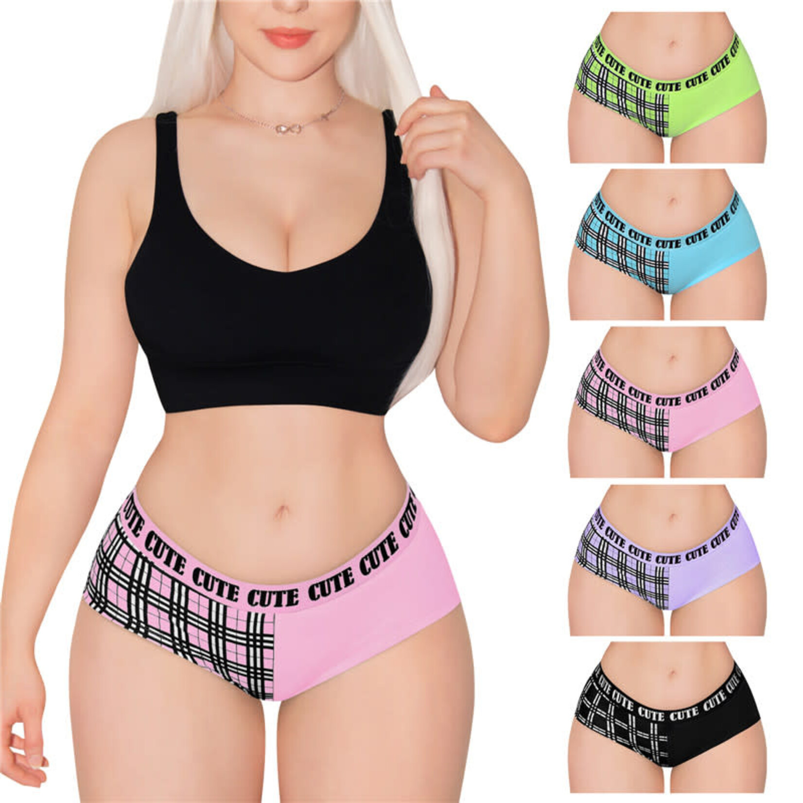 LittleForBig Cute Punk Panties Set