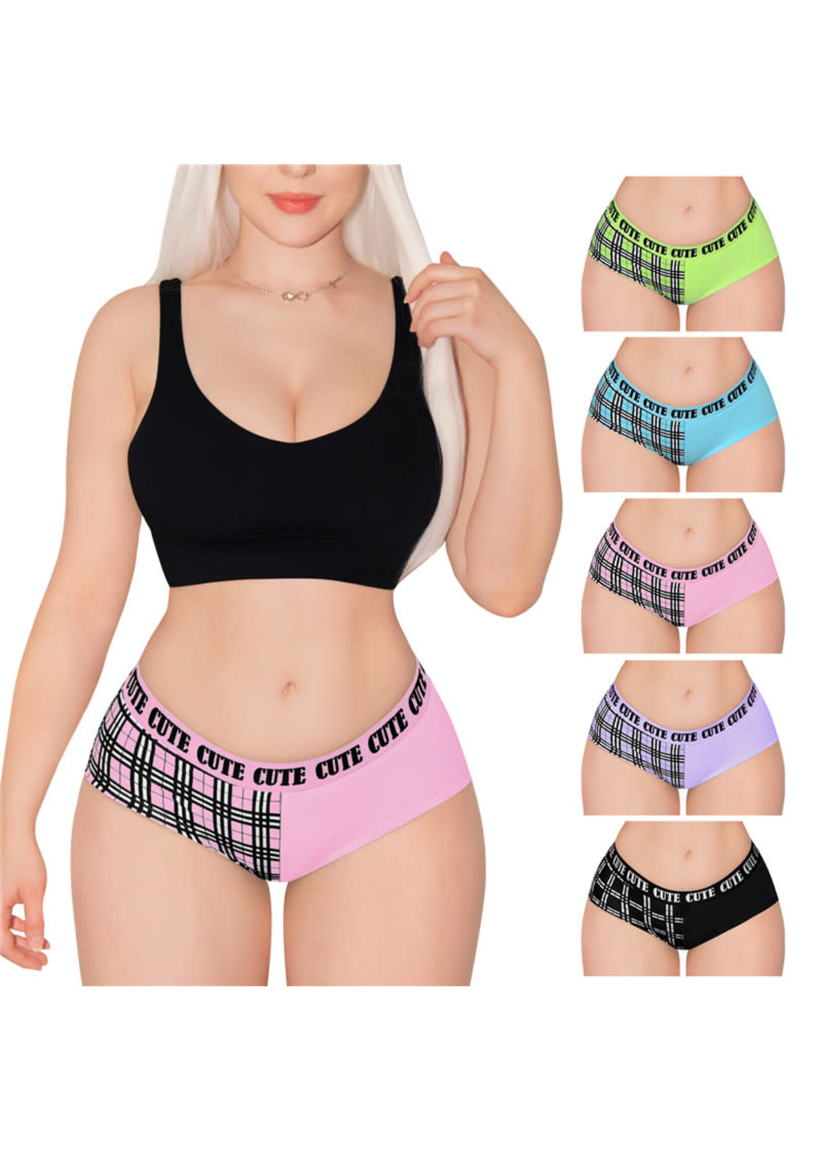 LittleForBig Cute Punk Panties Set