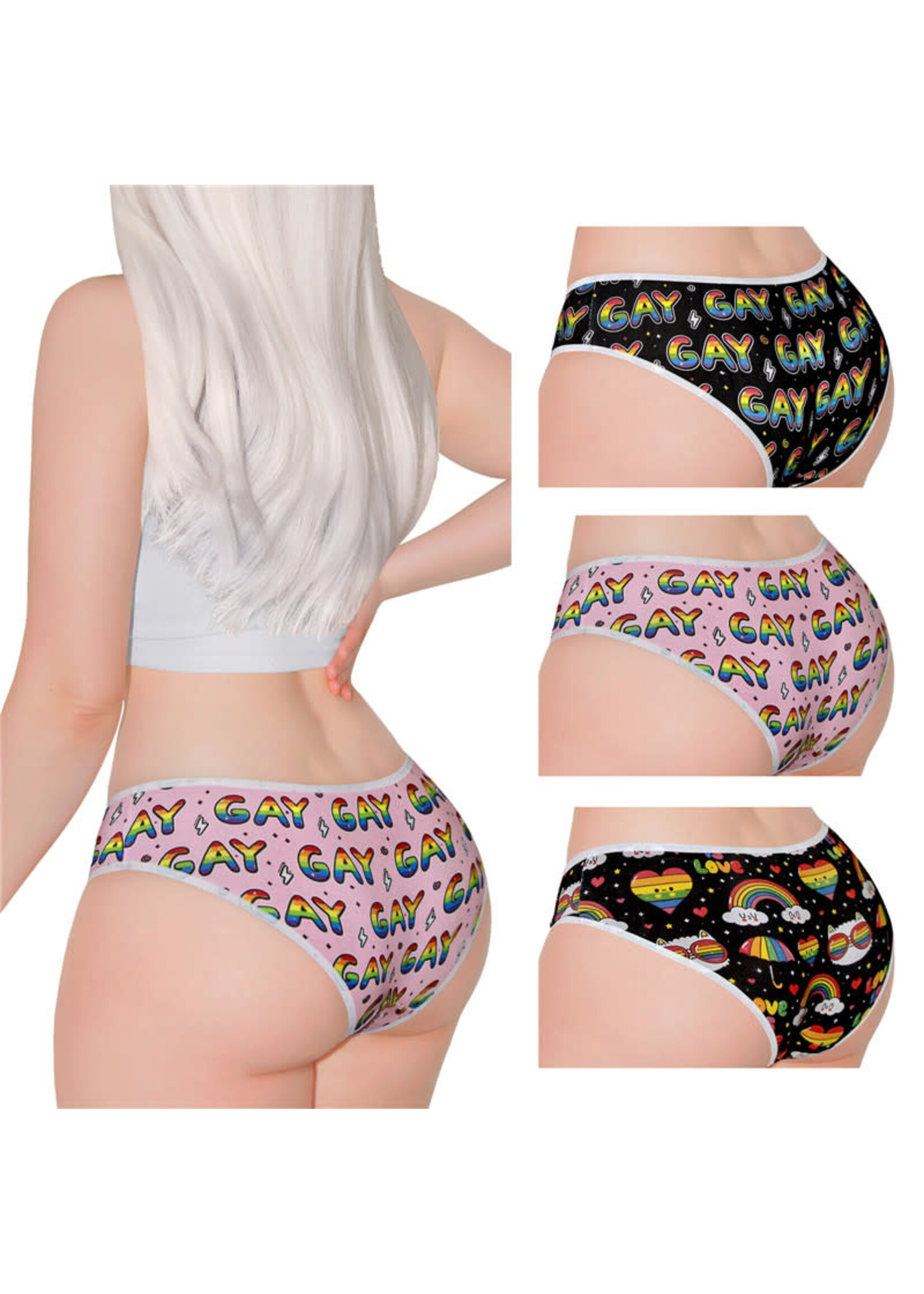 LittleForBig Pride 3 Pieces Pack Panties Set