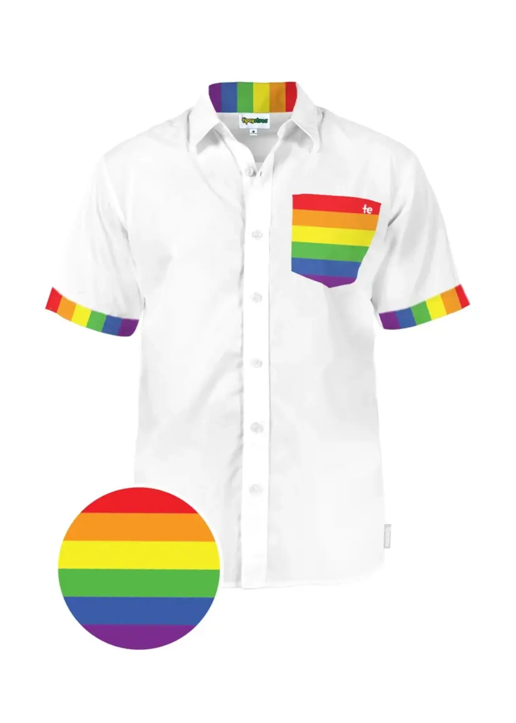 Tipsy Elves Pocket O' Pride Button Down Shirt