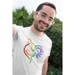 2Dudes1Dream Rainbow Cock Shirt