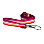 The Awareness Company Sunset Lesbian Flag Lanyards