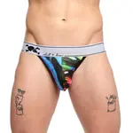 Skull & Bones Rainbow Butterfly  Jock