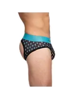 Skull & Bones Ombre Skull Peek A Boo Brief