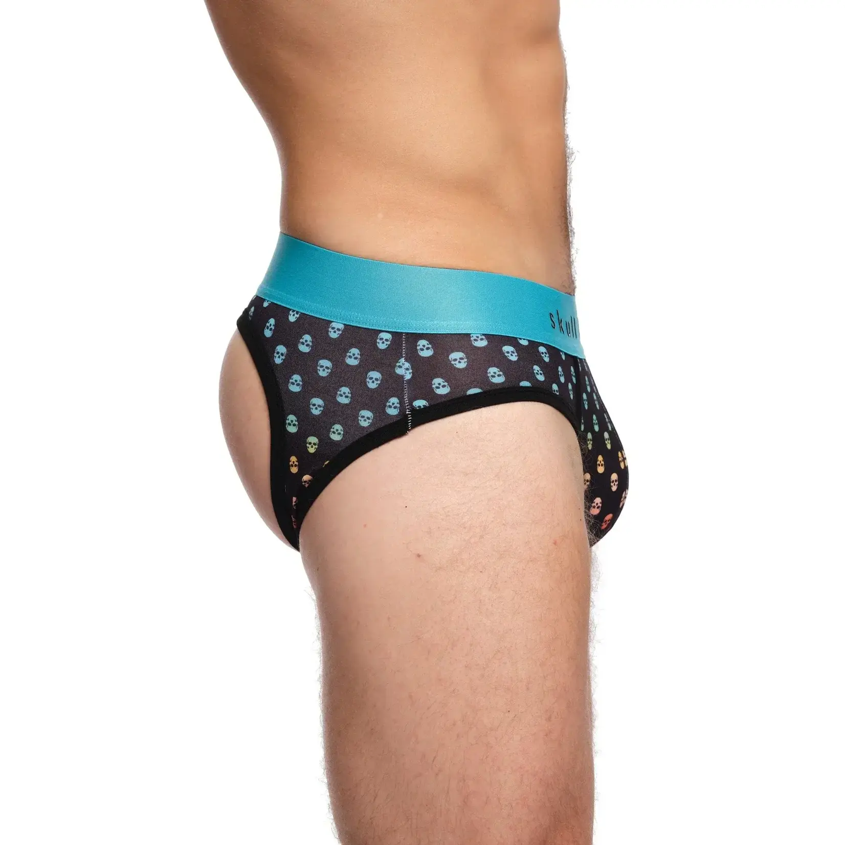 Skull & Bones Ombre Skull Peek A Boo Brief
