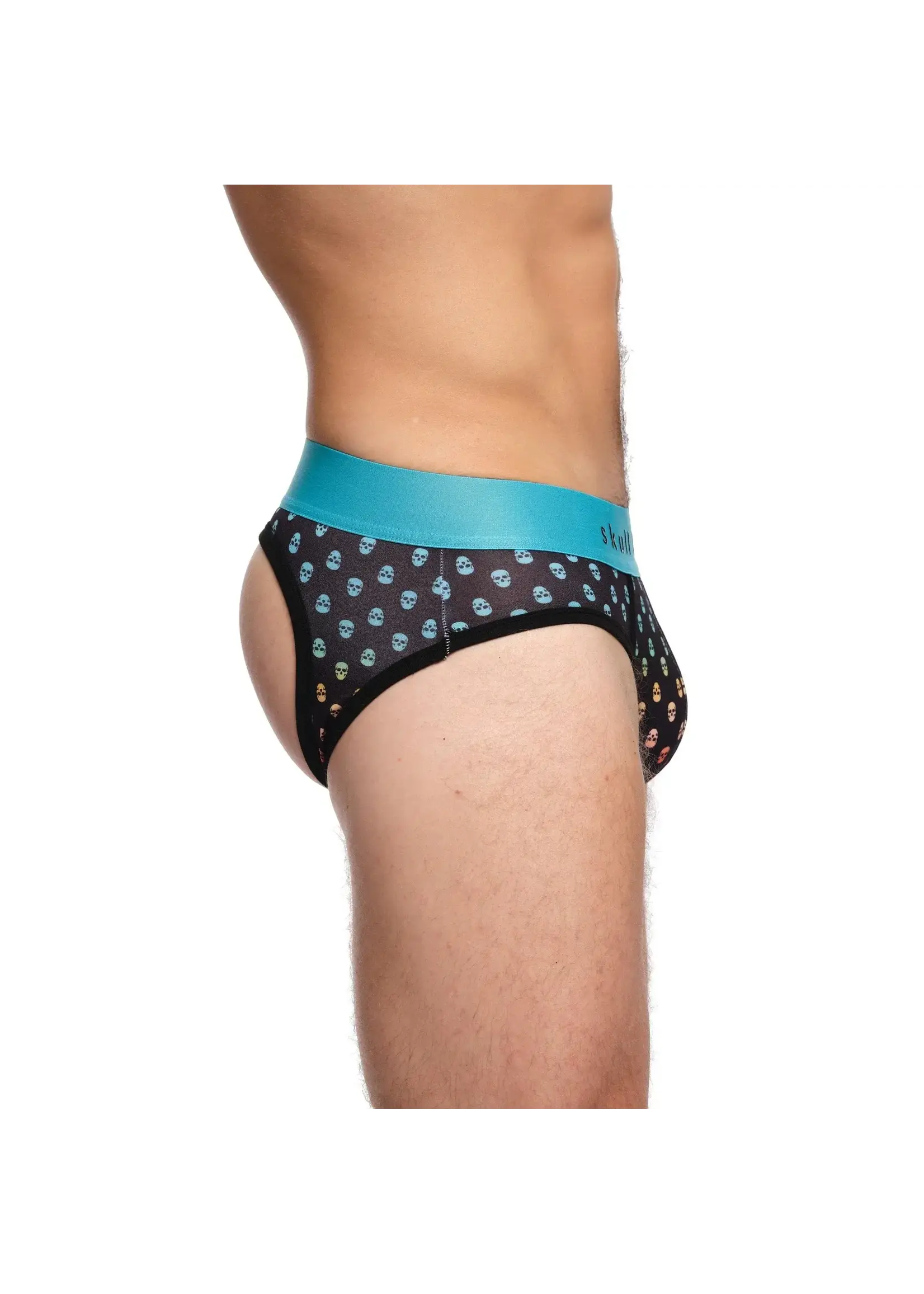 Skull & Bones Ombre Skull Peek A Boo Brief