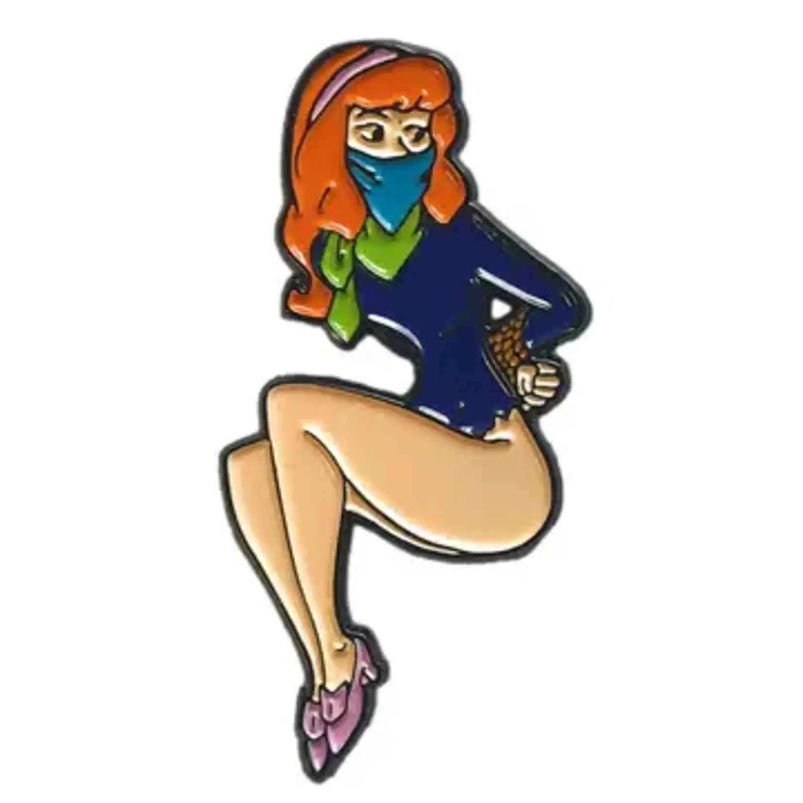 Geeky And Kinky The Red Head  Enamel Pin
