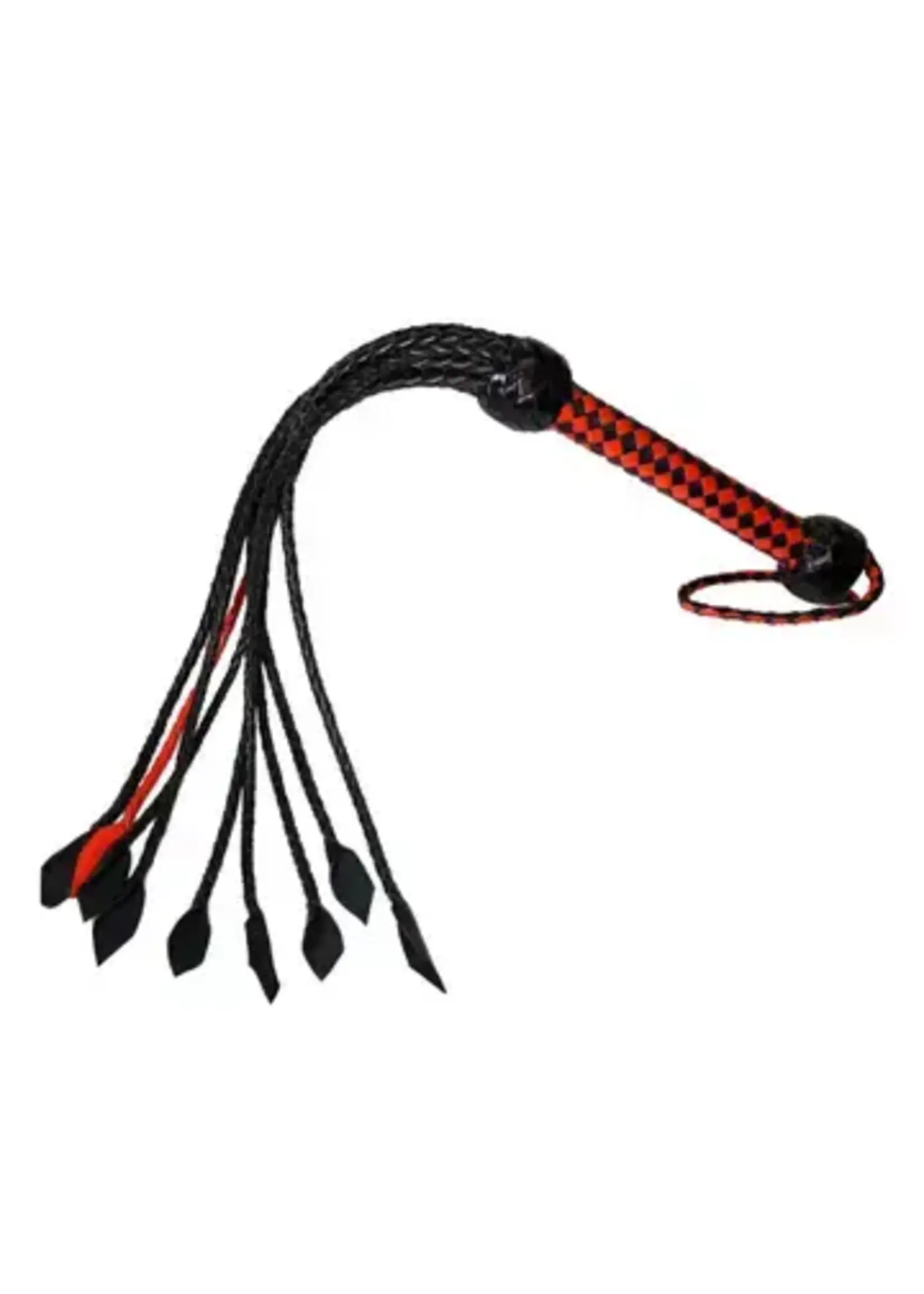 ProwlerRED Prowler RED Short Handle Red and Black Flogger