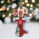 December Diamonds Hey Santa! Tree Topper - Merman Ornament