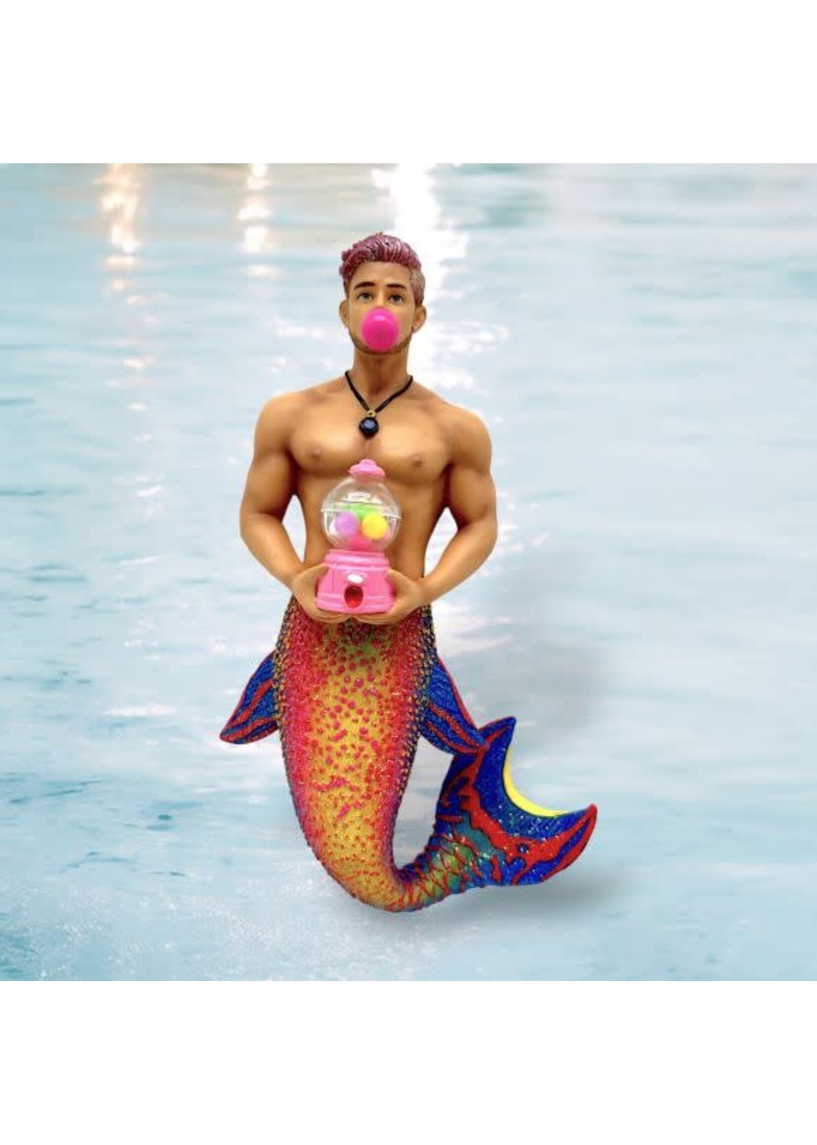 December Diamonds Blow Fish - Merman Ornament