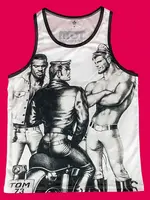 Kweer Cards/Peachy Kings Tom of Finland Mesh Tank "TOM 73 - CLASSIC"