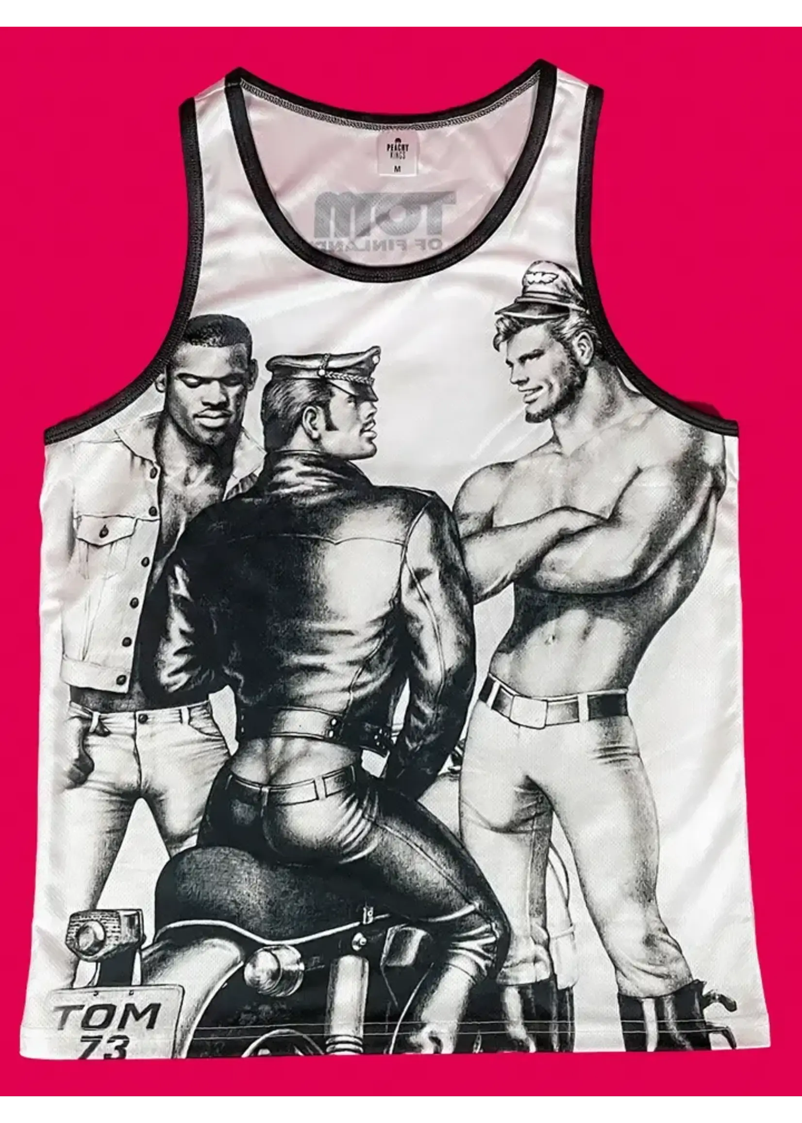 Kweer Cards/Peachy Kings Tom of Finland Mesh Tank "TOM 73 - CLASSIC"
