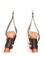 The Master Tanners Gay Bdsm Cuffs Leather Suspension Cuffs Bondage Set
