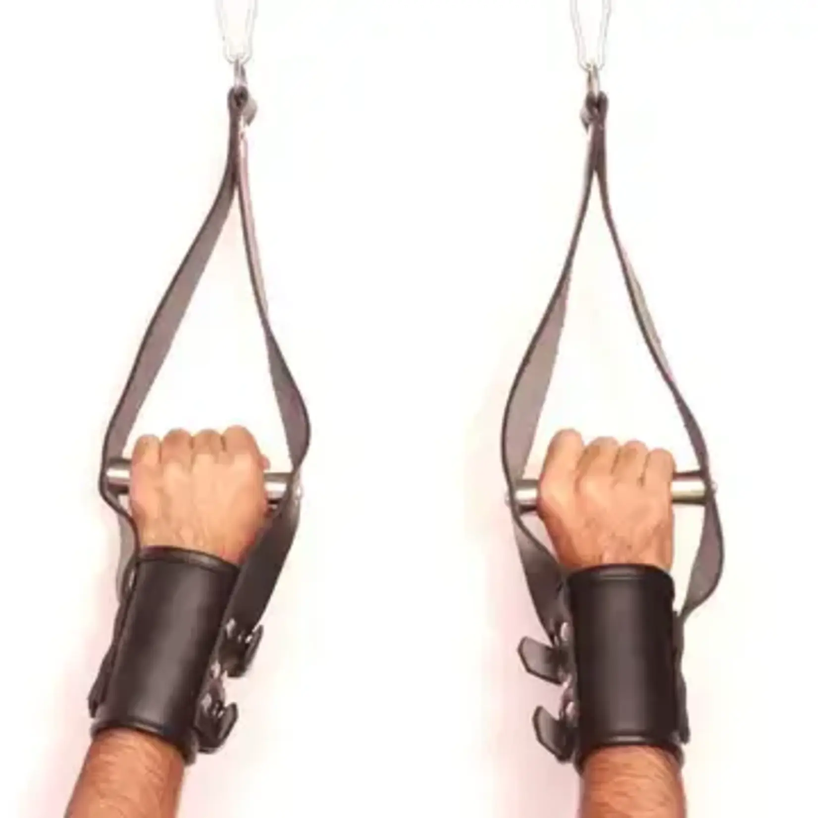 The Master Tanners Gay Bdsm Cuffs Leather Suspension Cuffs Bondage Set