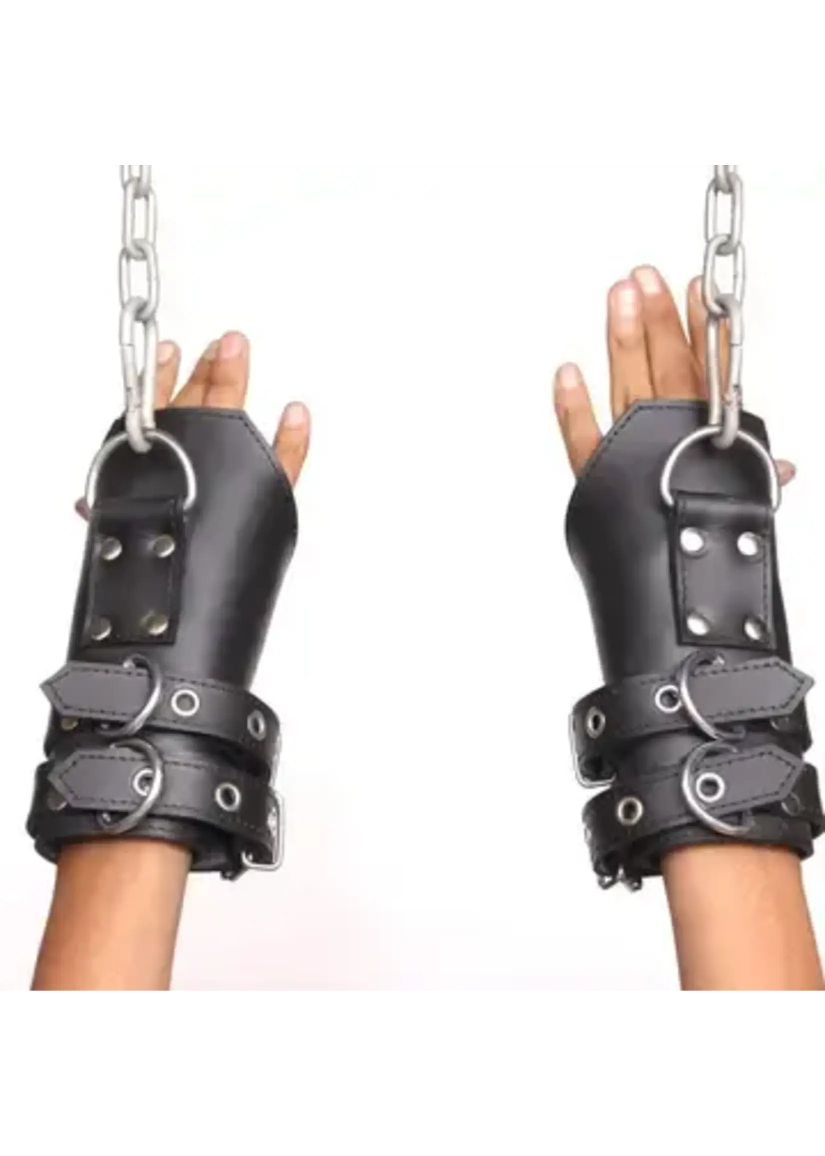 The Master Tanners Leather Handcuffs Bdsm Suspension Wrist Cuffs Restraint Set