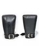 The Master Tanners Bondage Leather Gloves Bdsm Leather Mitts Pet Play Restraint