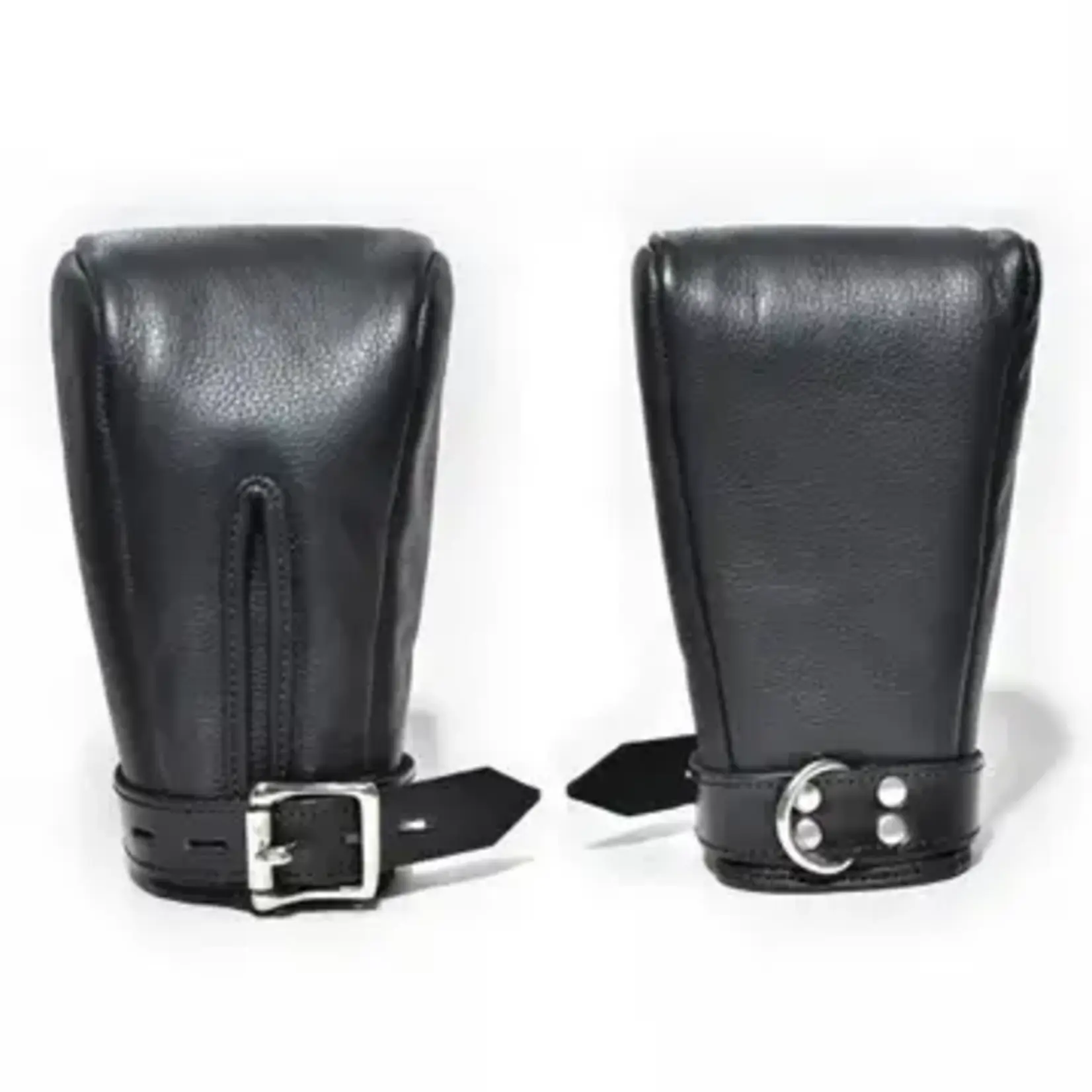 The Master Tanners Bondage Leather Gloves Bdsm Leather Mitts Pet Play Restraint