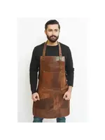 The Master Tanners Top Grain Leather Apron Woodworking, Cooking Apron