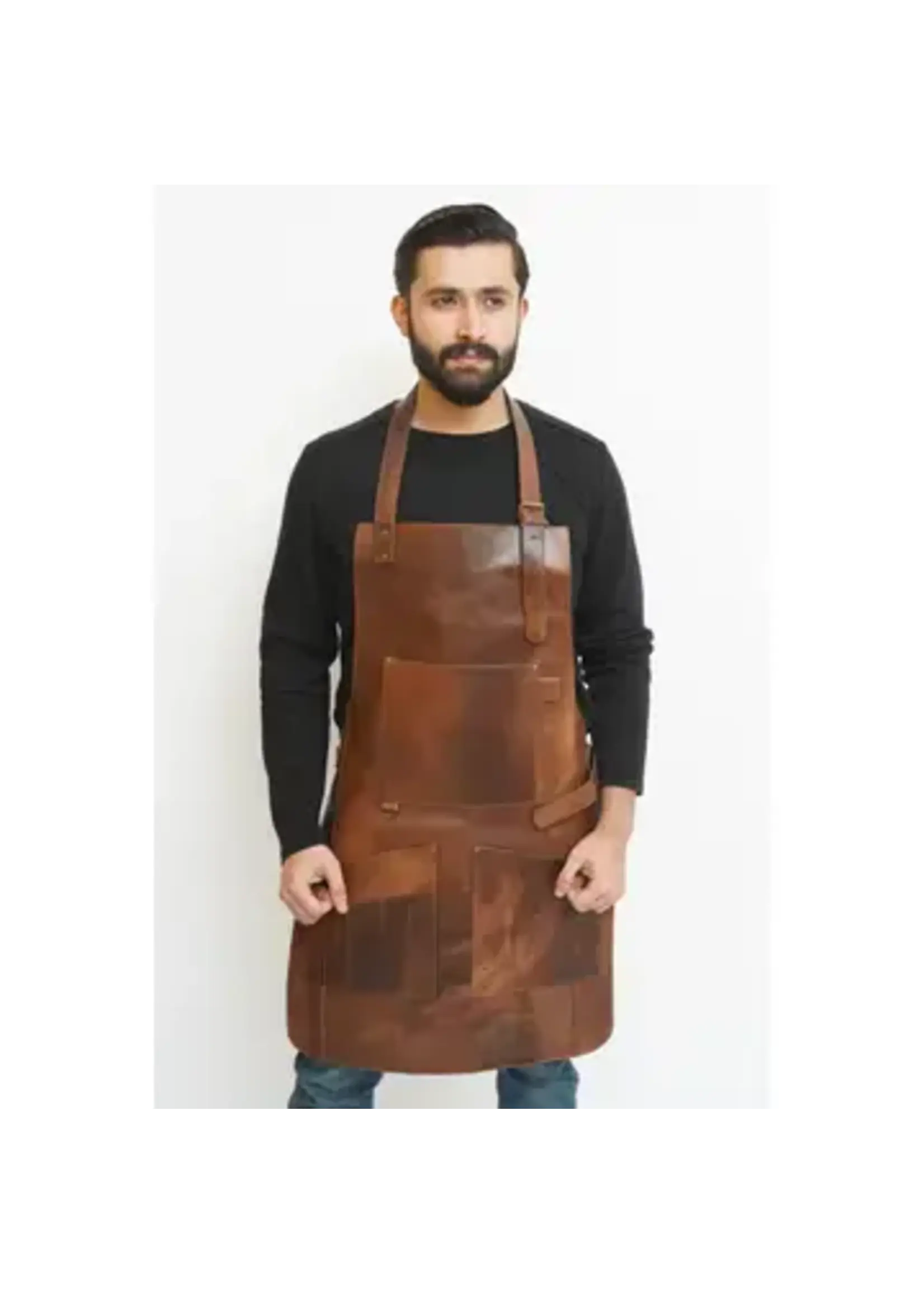 The Master Tanners Top Grain Leather Apron Woodworking, Cooking Apron