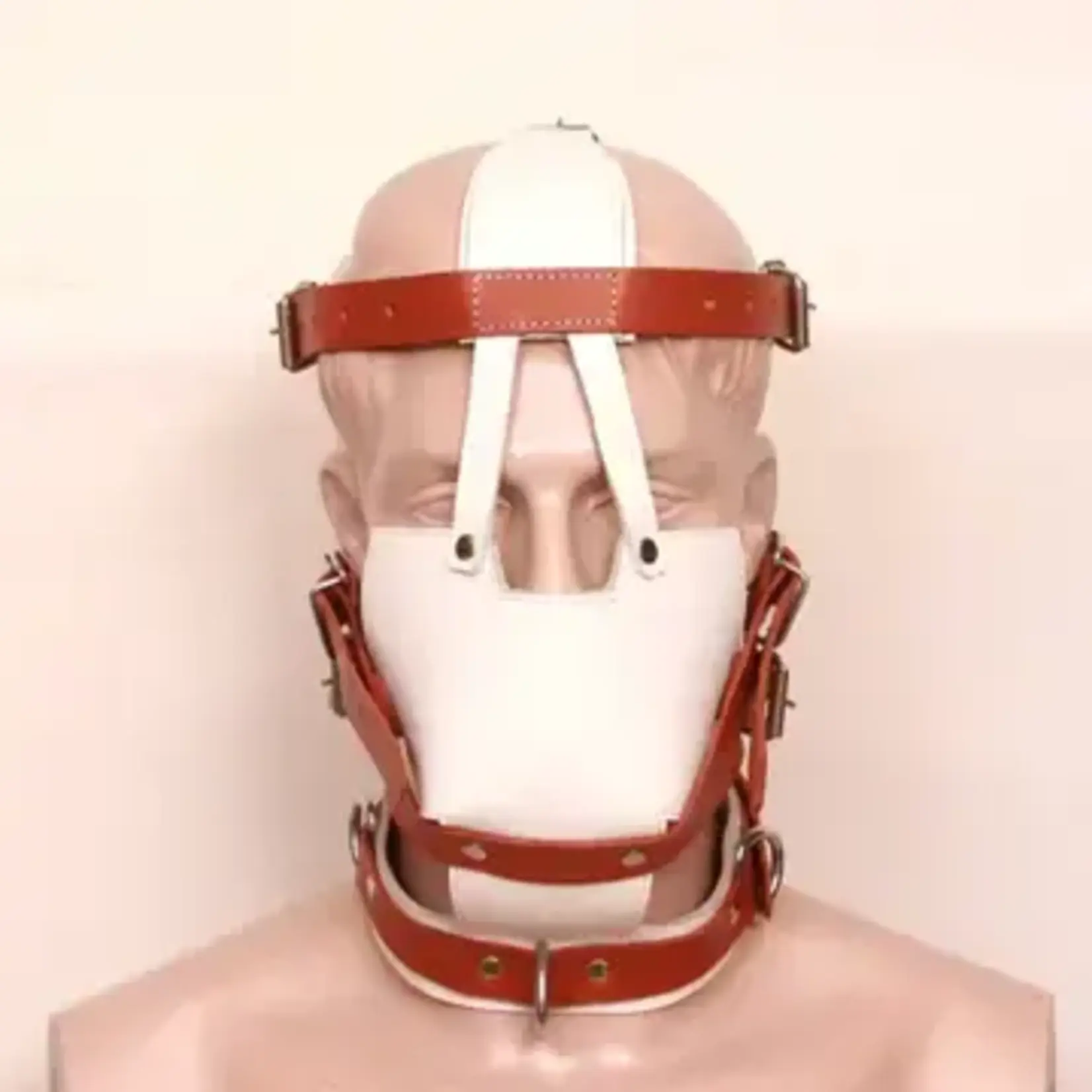The Master Tanners BDSM Muzzle Bondage Mask Gay Leather Head Harness