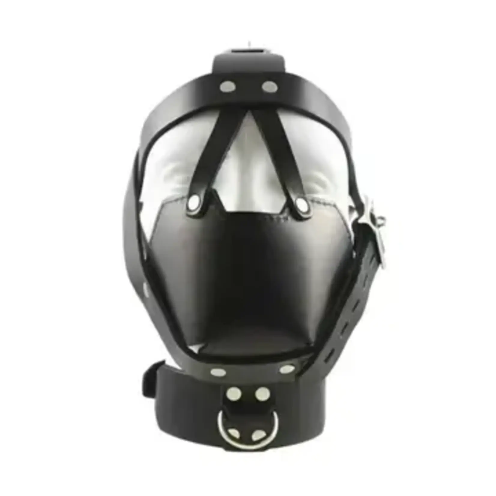 The Master Tanners Bondage Leather Face Muzzle BDSM Mask Gay Head Harness