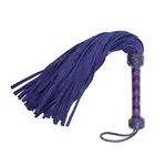 The Master Tanners Real Leather Flogger Purple BDSM Flogger Whip 100 Falls