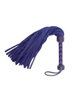 The Master Tanners Real Leather Flogger Purple BDSM