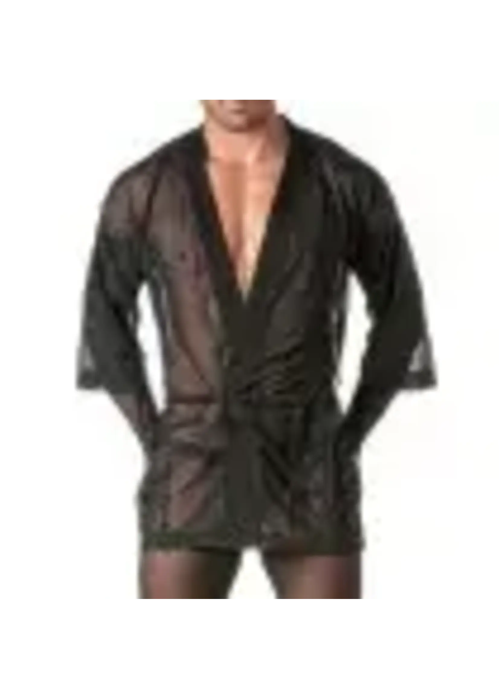 T.O.F T.O.F. Mesh Kimono Vest
