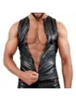 T.O.F T.O.F. Fetish Zipped Tank Top