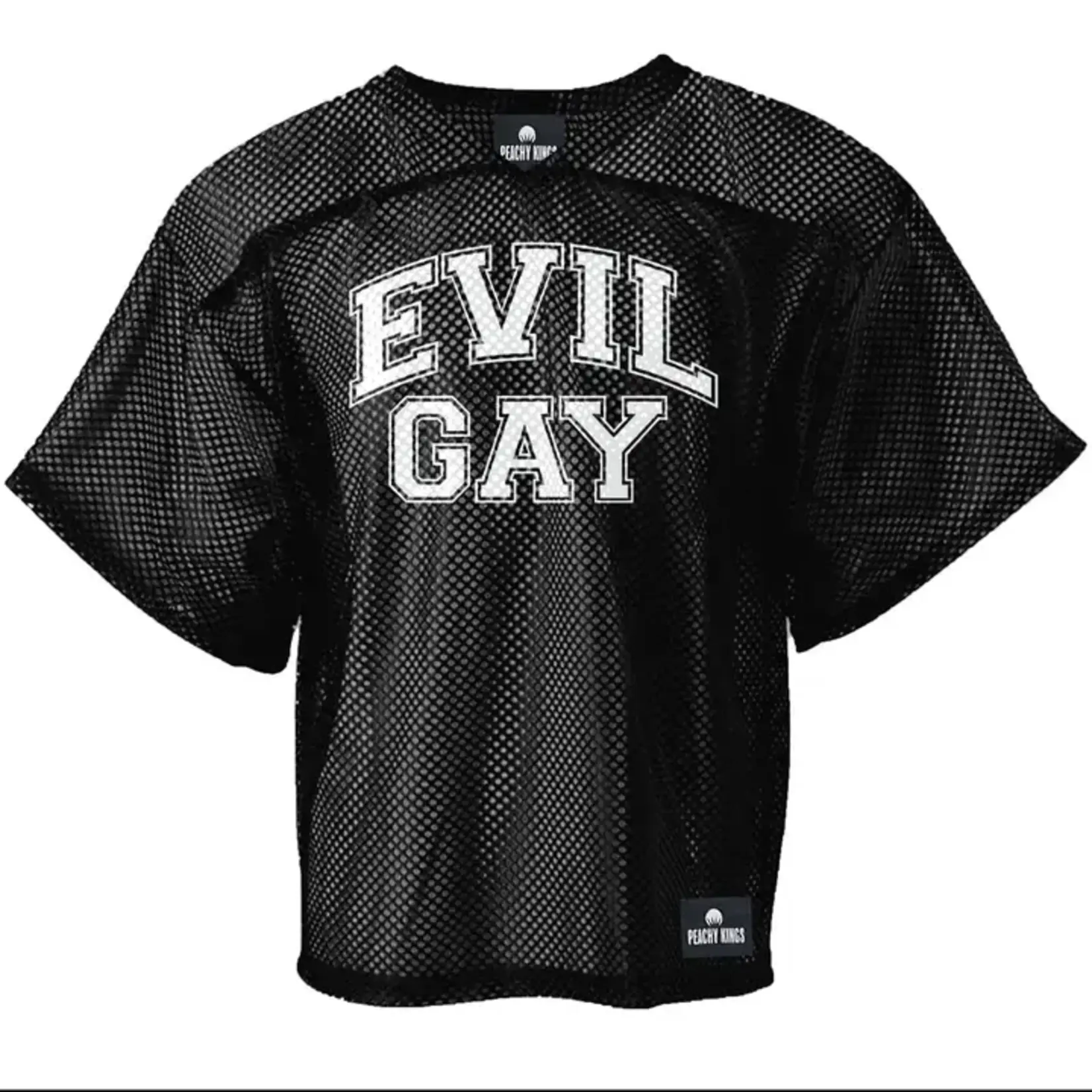 Kweer Cards/Peachy Kings 'Evil Gay' Mesh Football Jersey