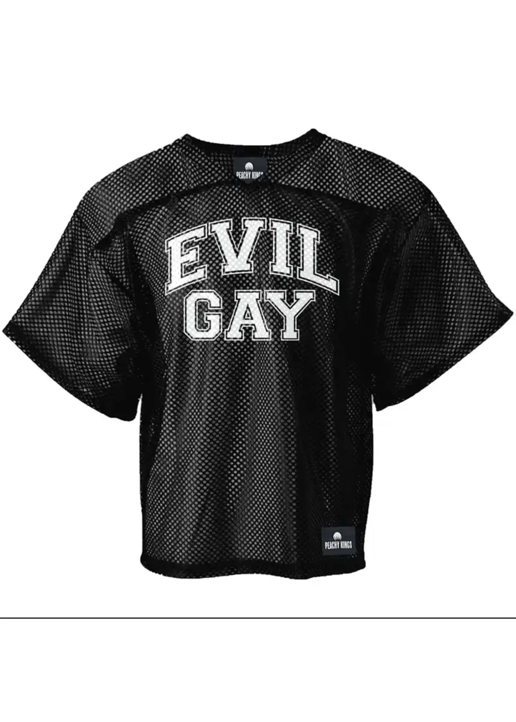 Kweer Cards/Peachy Kings 'Evil Gay' Mesh Football Jersey