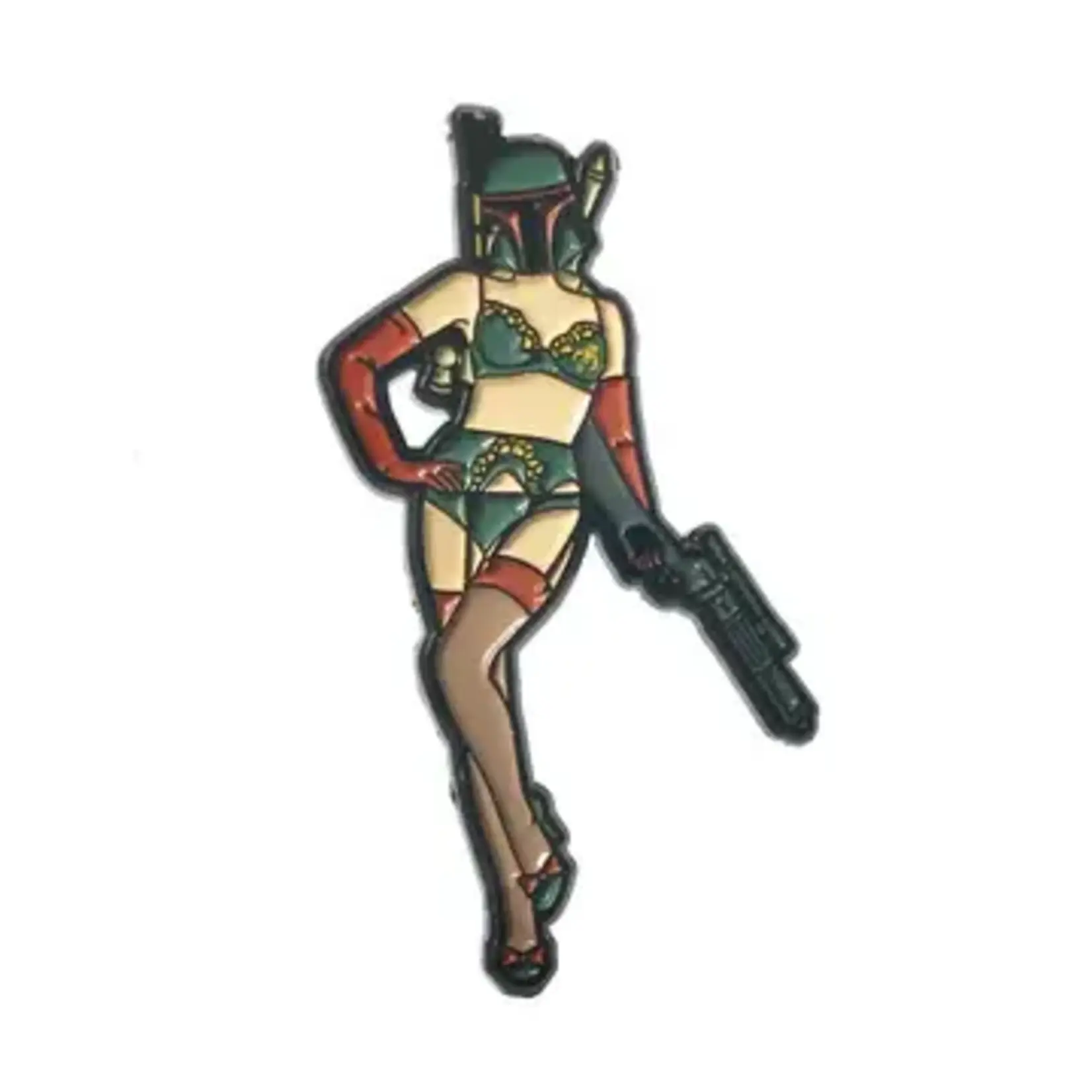 Geeky And Kinky Miss Hunter Mando Enamel Pin