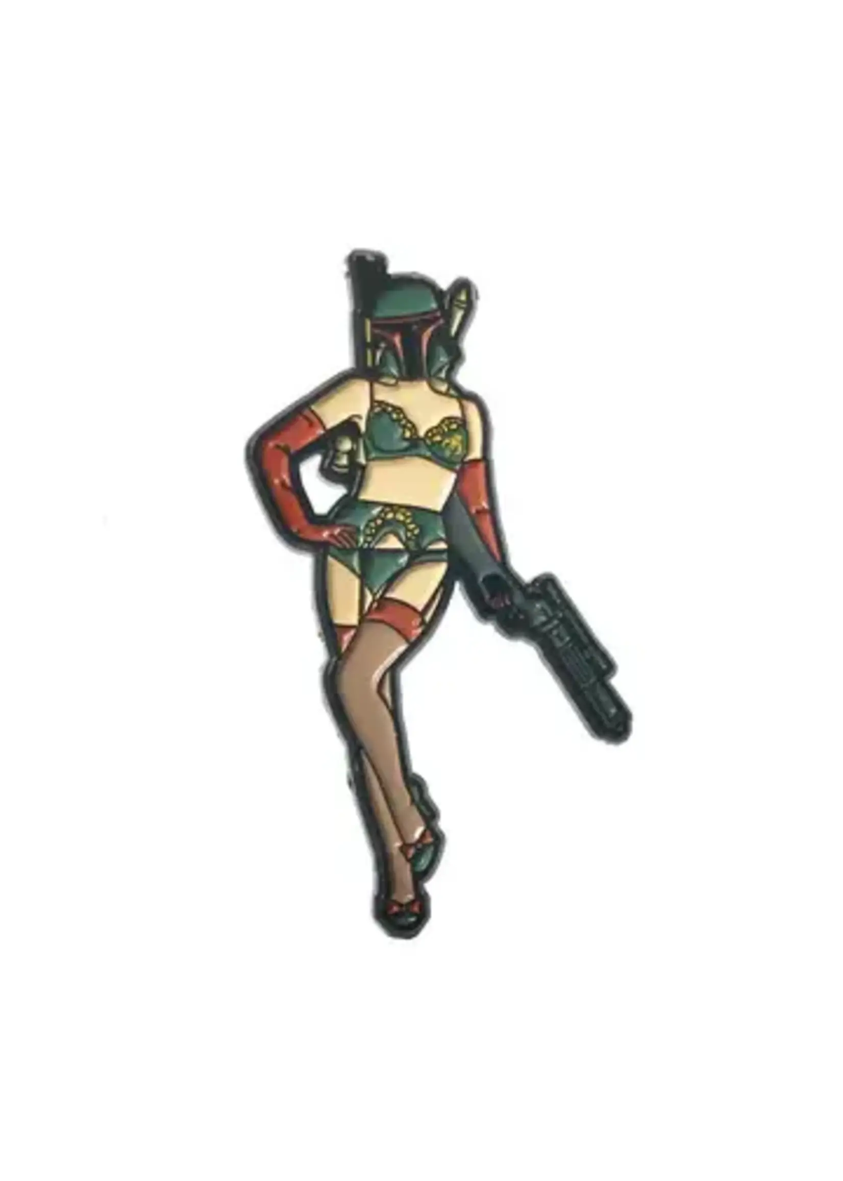 Geeky And Kinky Miss Hunter Mando Enamel Pin