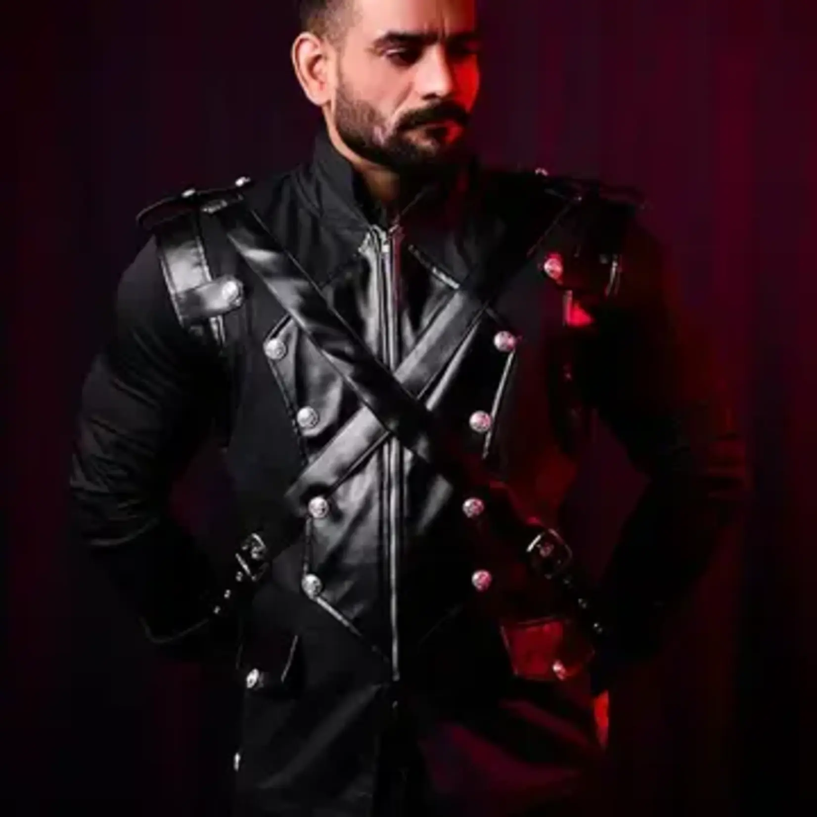 Miss Leather Male Corset Vest