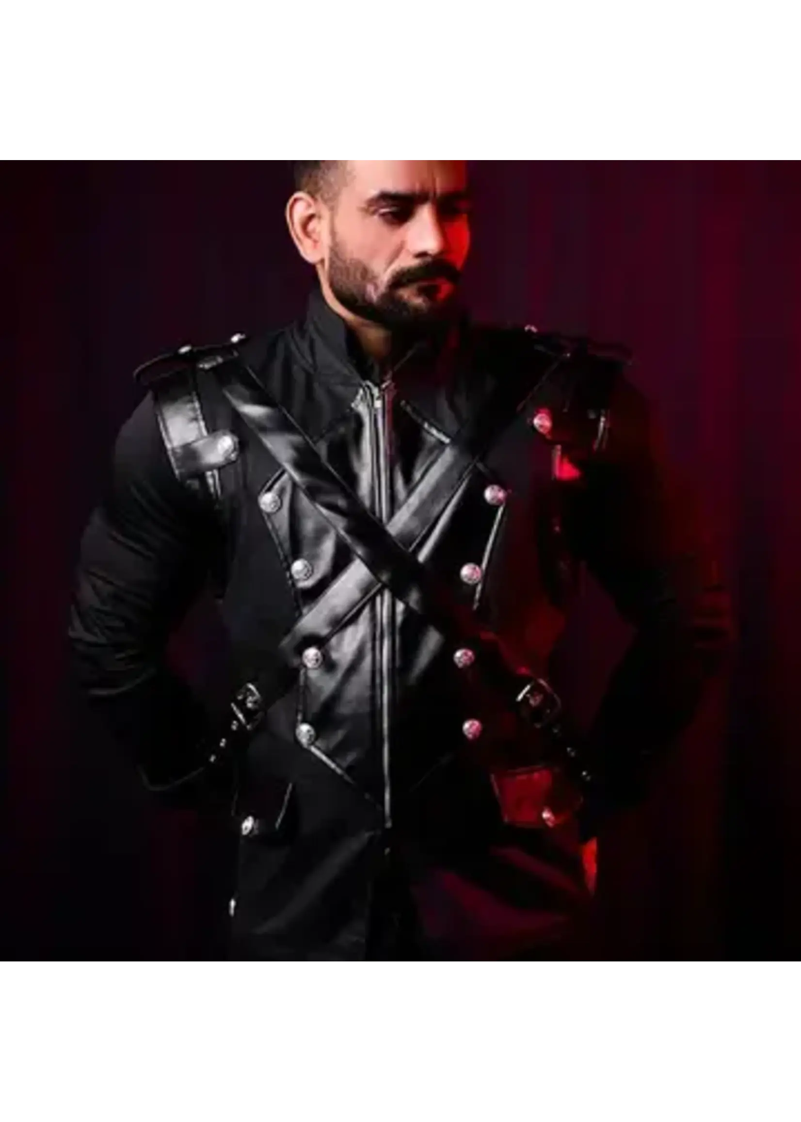 Miss Leather Male Corset Vest