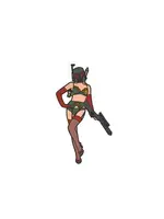 Geeky And Kinky Miss Hunter Sticker