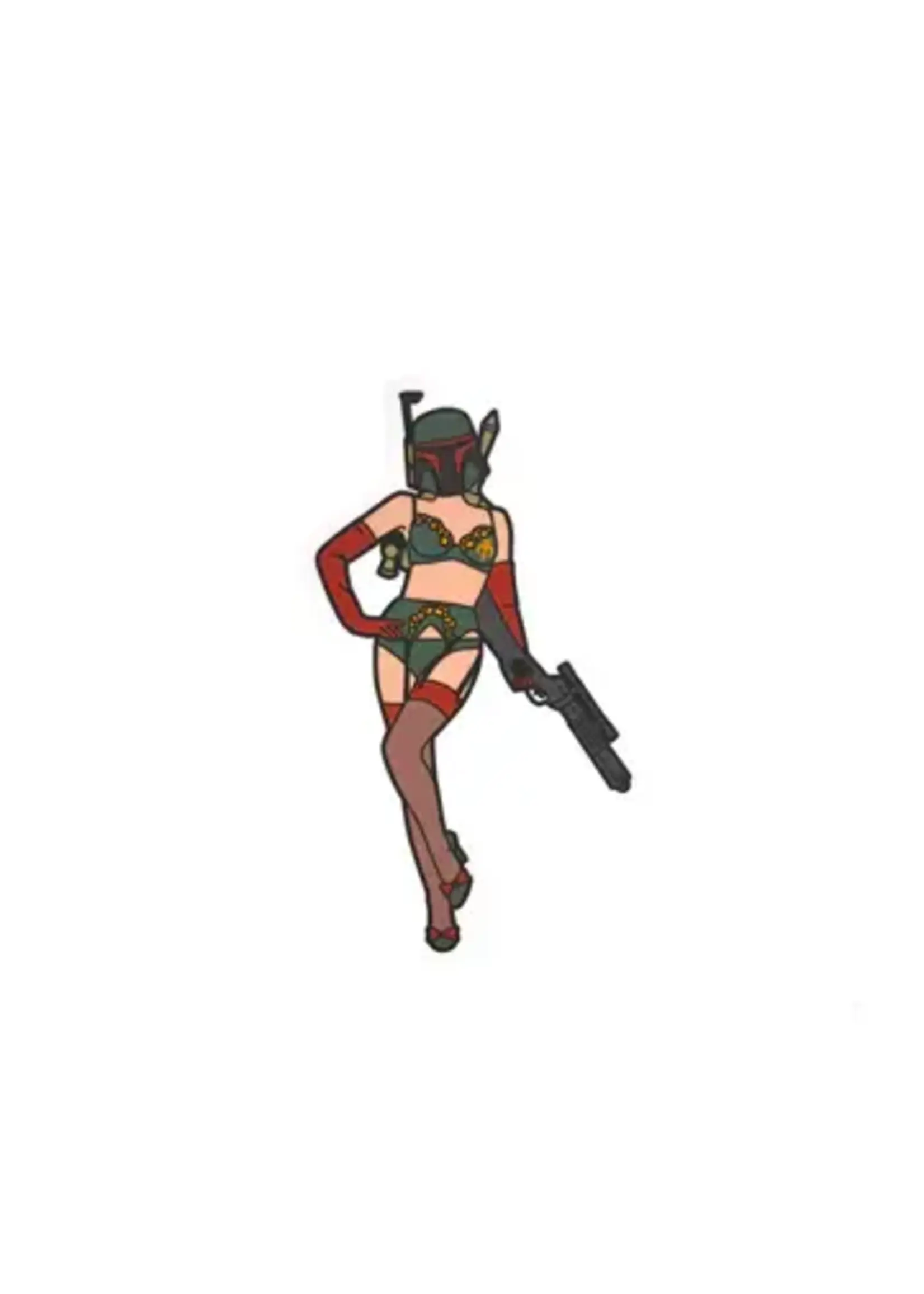 Geeky And Kinky Miss Hunter Sticker