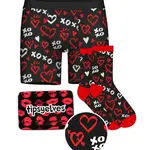 Tipsy Elves Men's OXOX Boxers & Socks Valentine's Day Gift Set