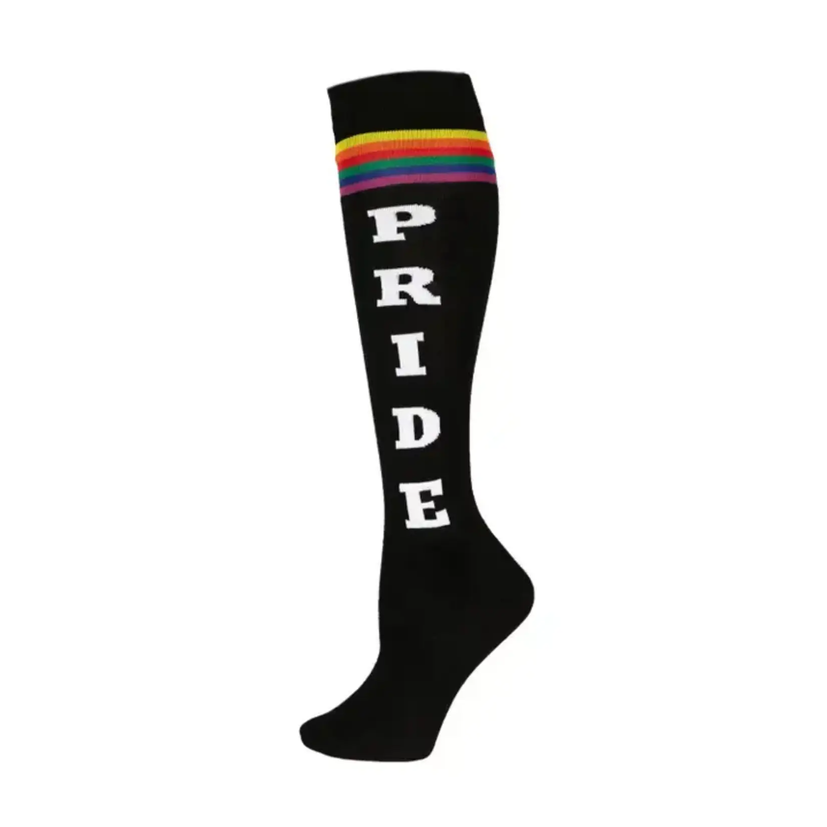 Tipsy Elves Pride Socks - Black Knee High