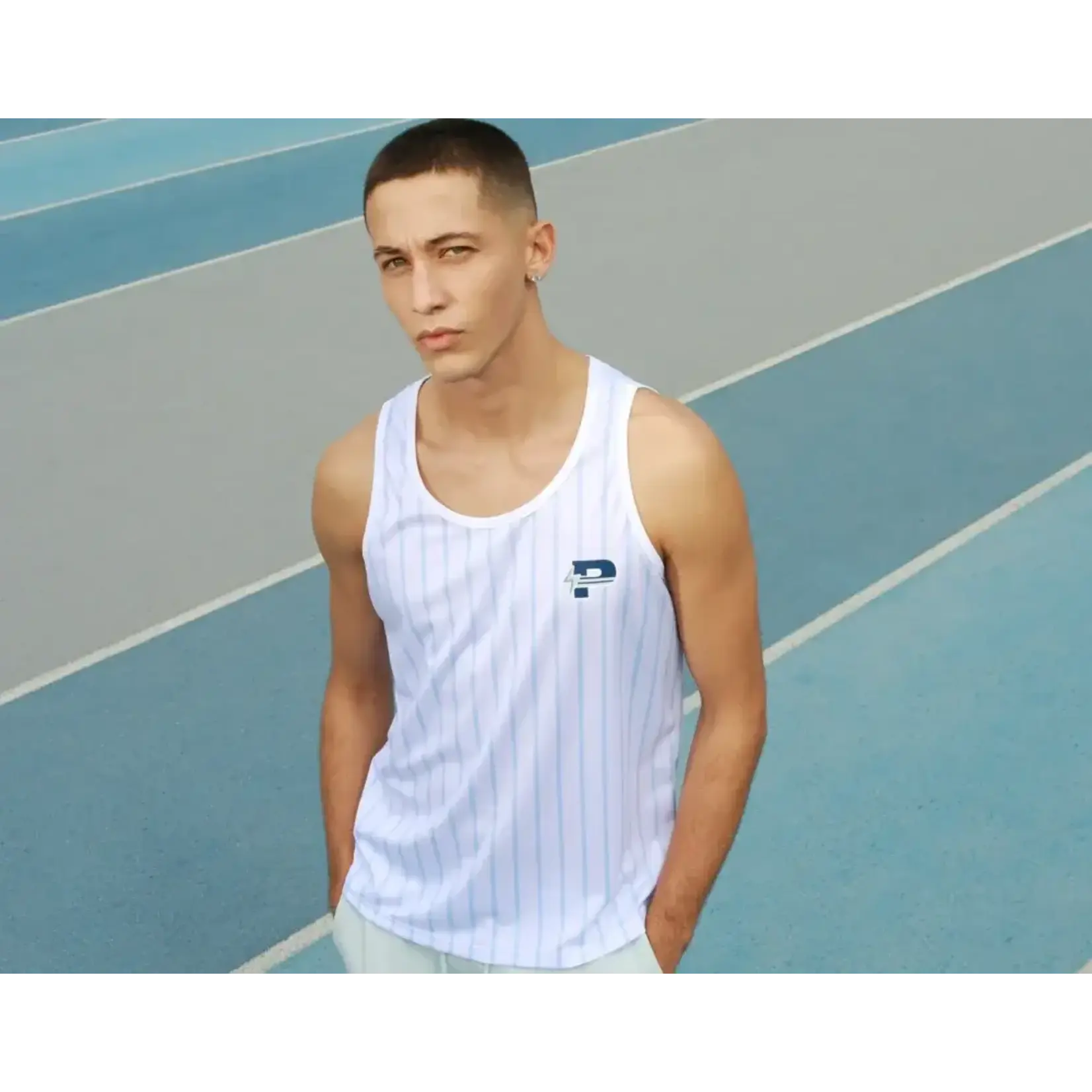 Pump! Striped Tank Top