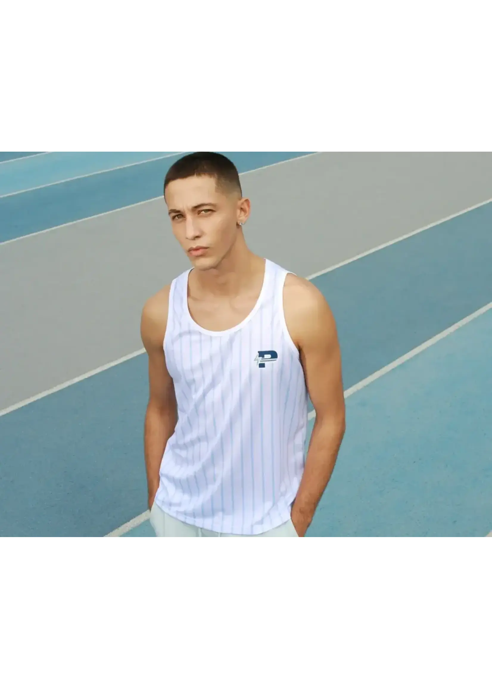 Pump! Striped Tank Top