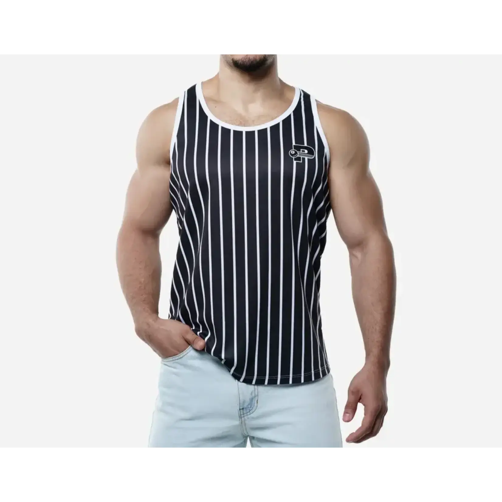 Pump! Striped Tank Top