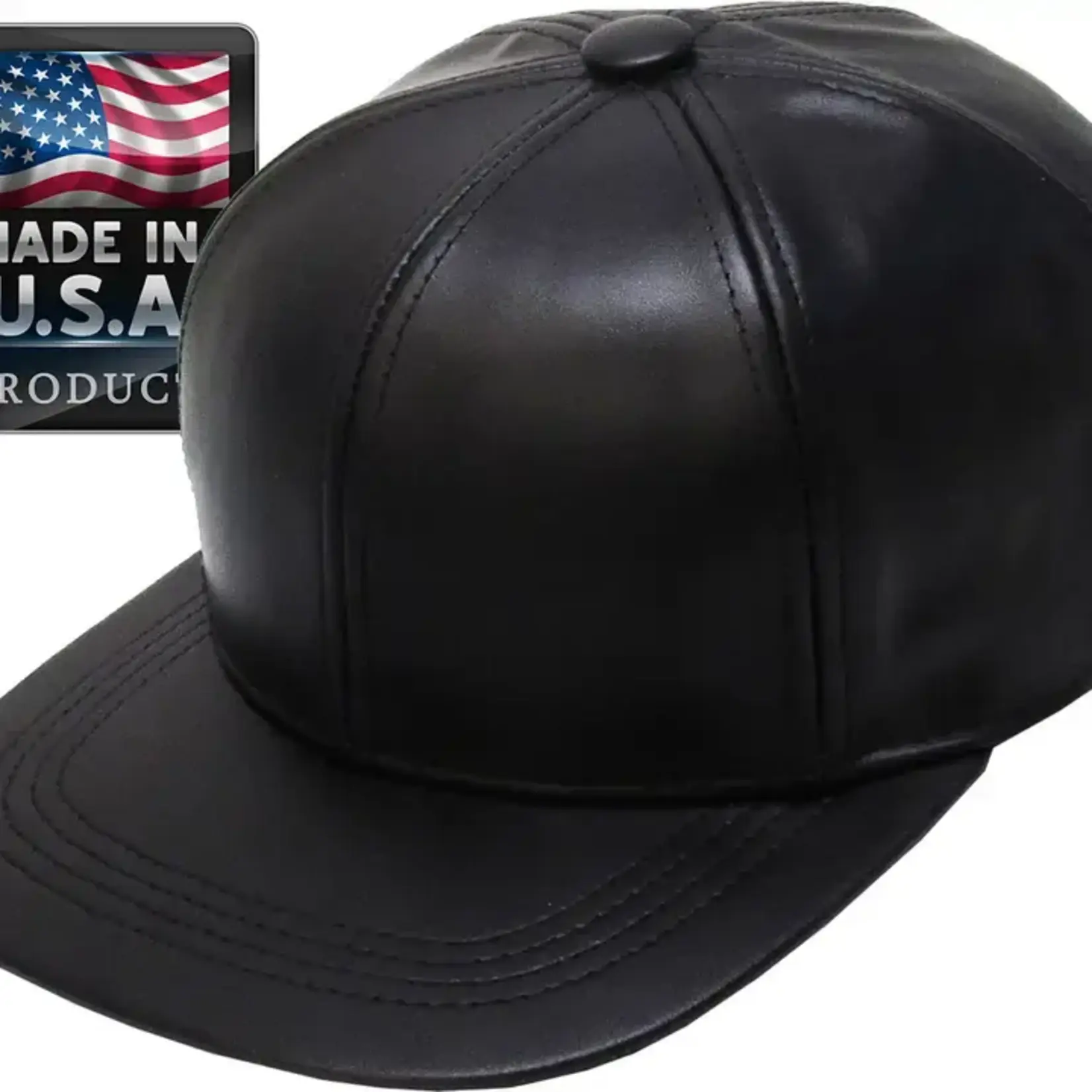 Kbethos 100% Leather Baseball Cap