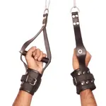 The Master Tanners Leather Wrist Cuffs Bondage Cuffs Restraint Set